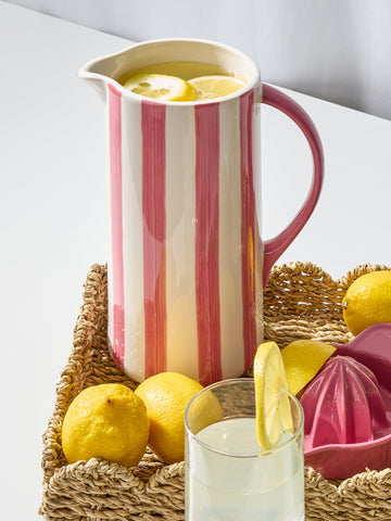 Ceramic Pitcher, Pink