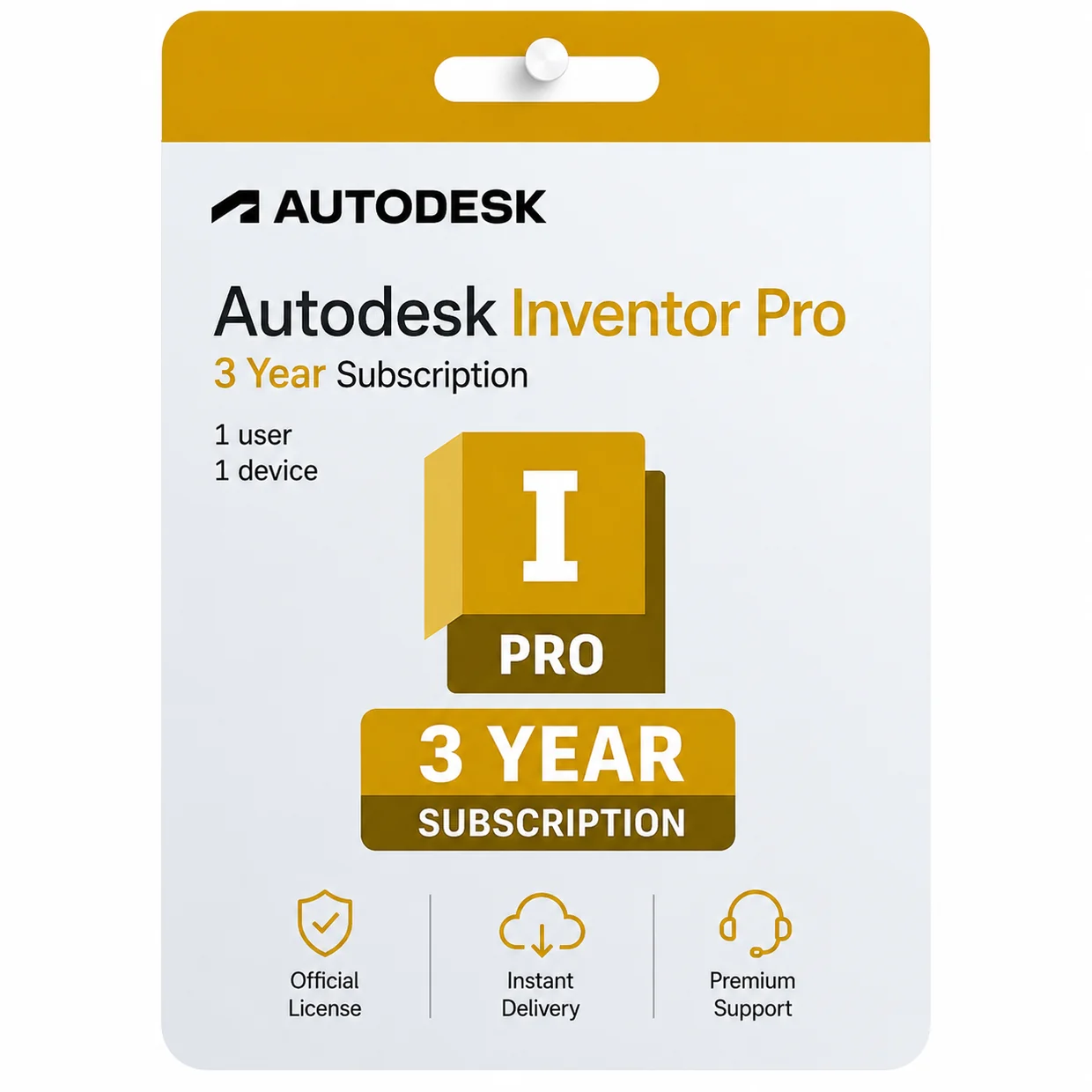 Autodesk Inventor Pro – 3 Year Subscription