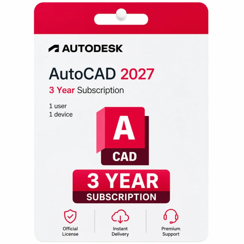 Autodesk AutoCAD 2027 – 3 Year Subscription
